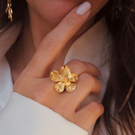 Bague fleur 