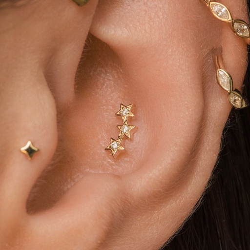 [0876543] Piercing étoile